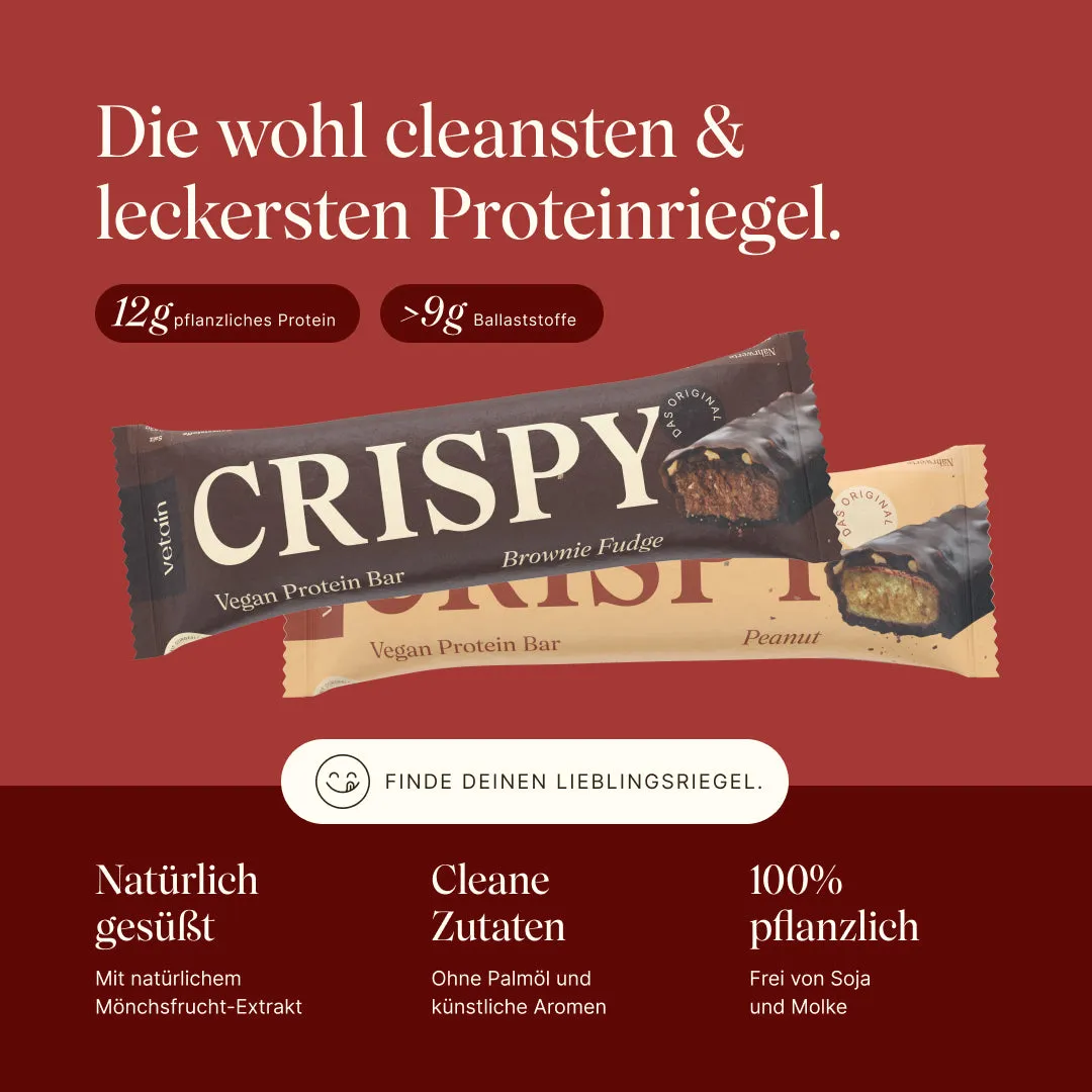 Vetain Crispy Proteinriegel Mixed Box 12er Pack