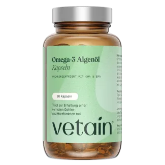 Vetain Omega 3 Algenöl Kapseln 90 Stück vegan