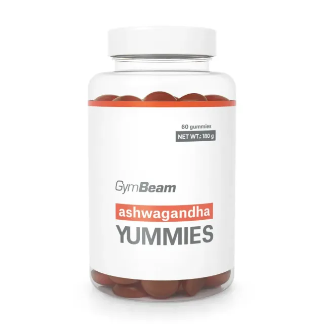 GymBeam Ashwagandha Gummies Beere 60 Stk mit Vitamin B6