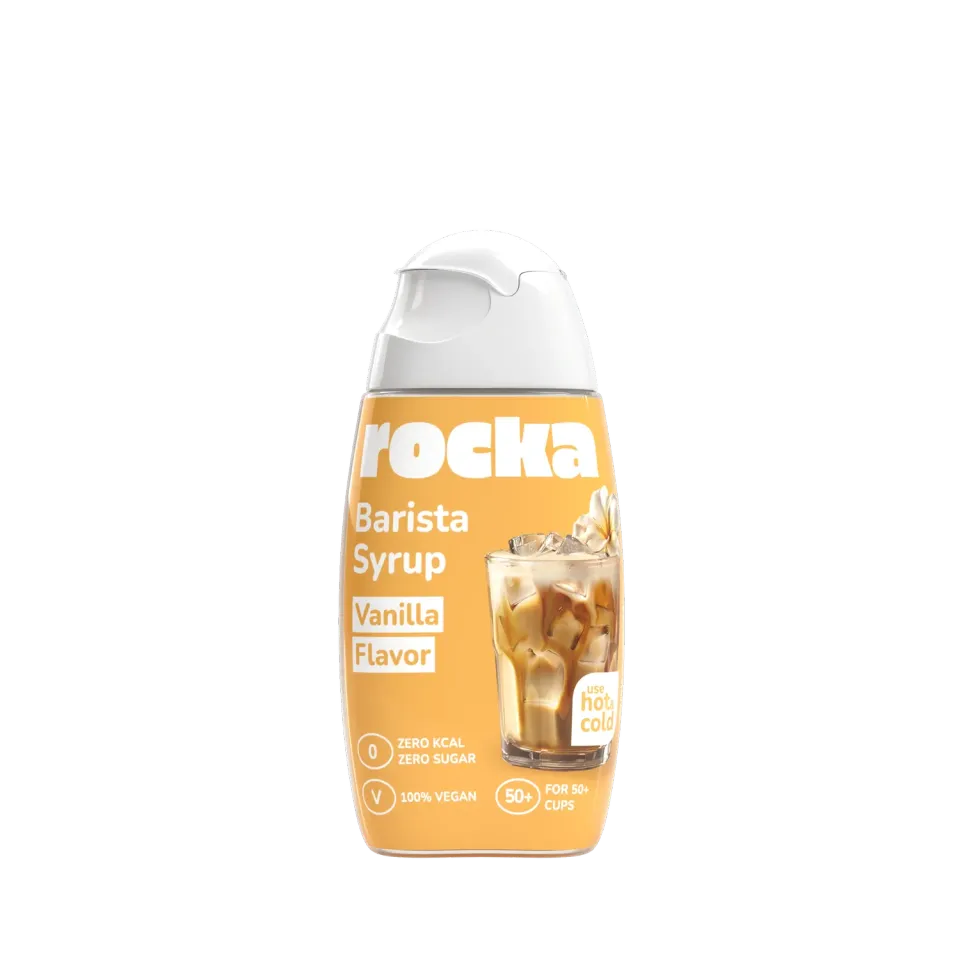 Rocka Nutrition Barista Syrup Vanilla 65ml zuckerfrei