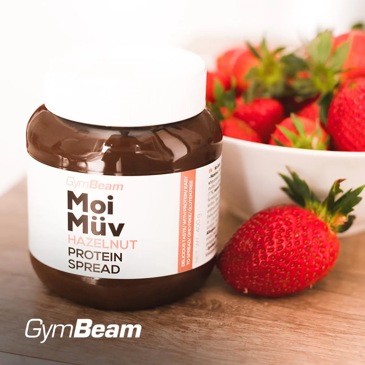 GymBeam MoiMüv Proteinaufstrich Dreamy Hazelnut 400g