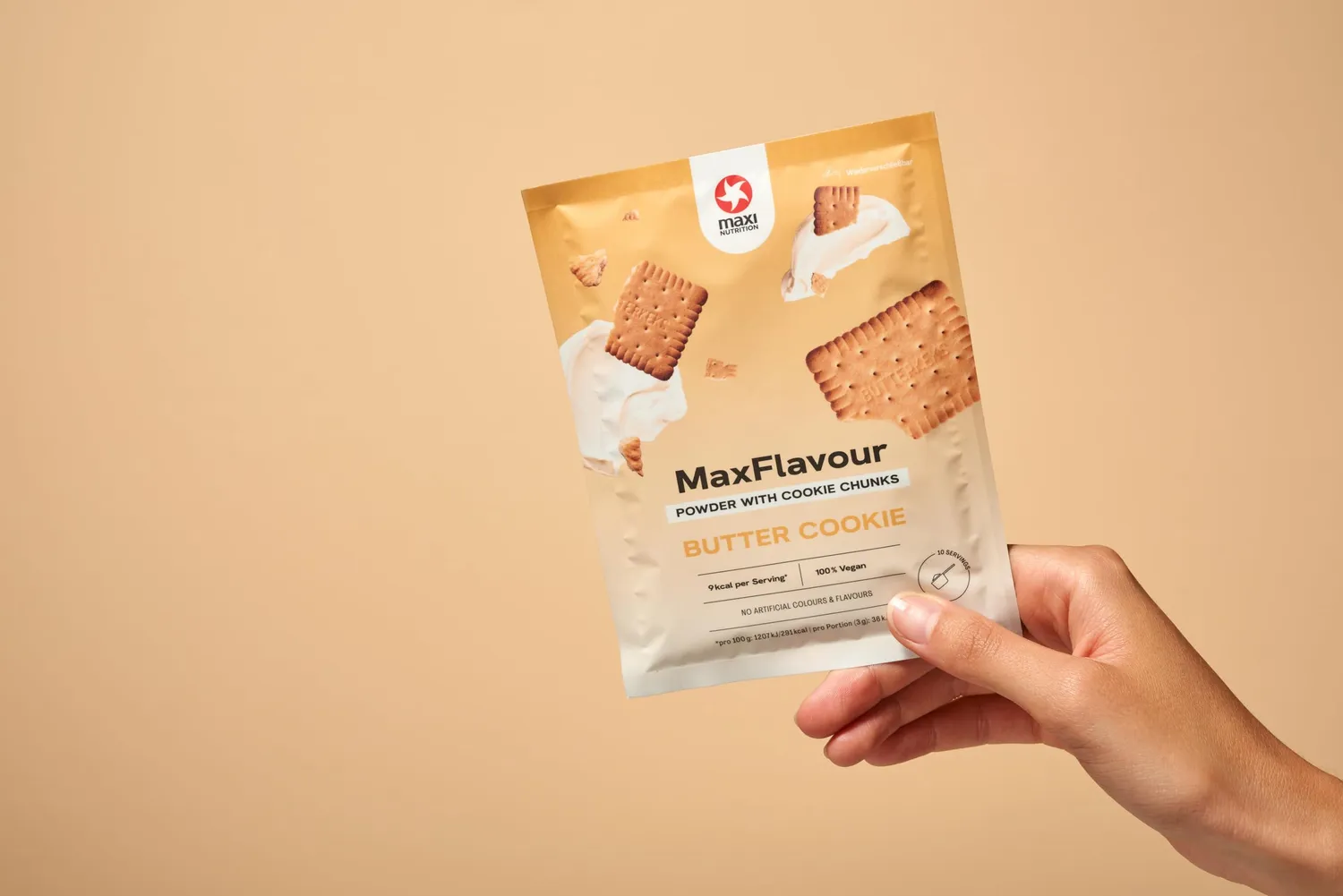 MaxiNutrition MaxFlavour Butter Cookie Geschmackspulver 12x30g