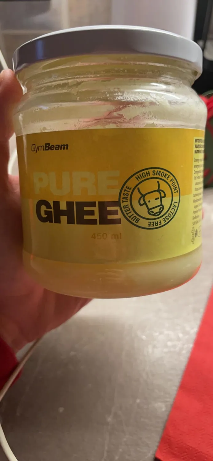 GymBeam Reines Ghee Butterfett 3x450 ml laktosefrei