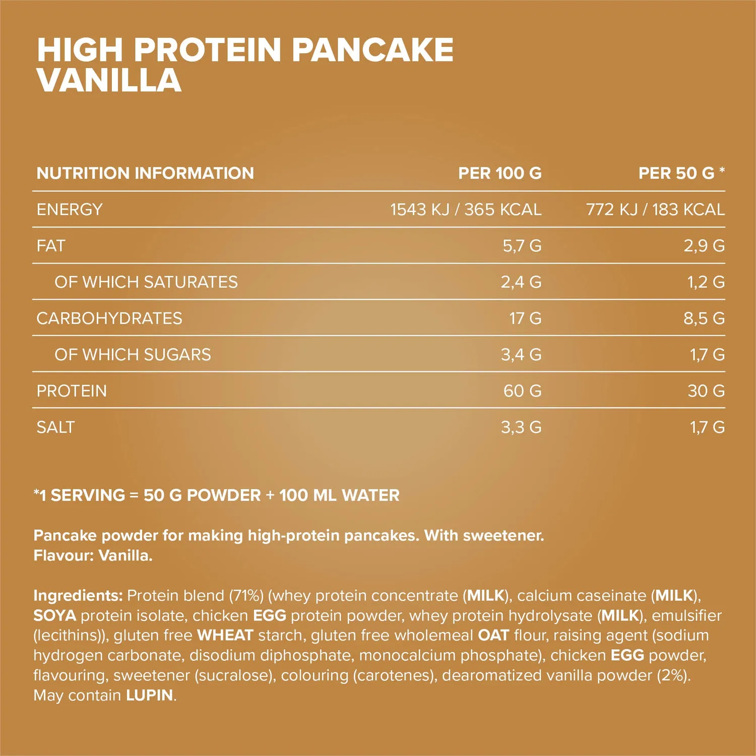 IronMaxx Protein Pancake Vanille 450g proteinreich