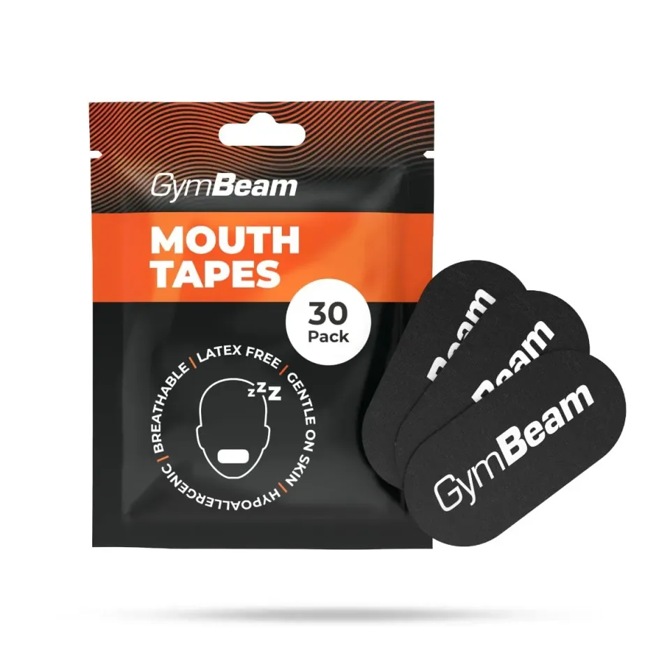 GymBeam Mouth Taping 30 Stk 3,8x7 cm Hypoallergen