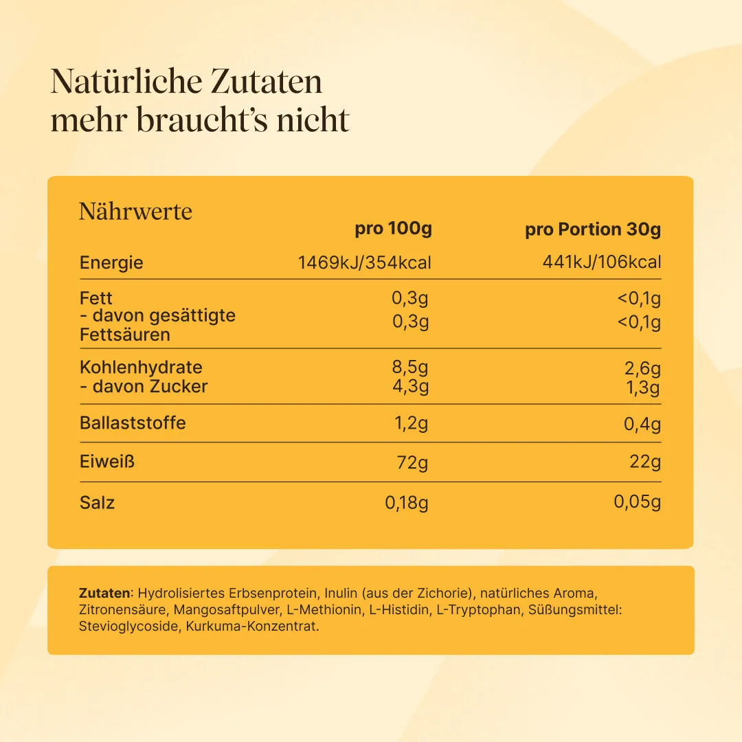 VETAIN Clear Protein Mango-Maracuja 480g erfrischend