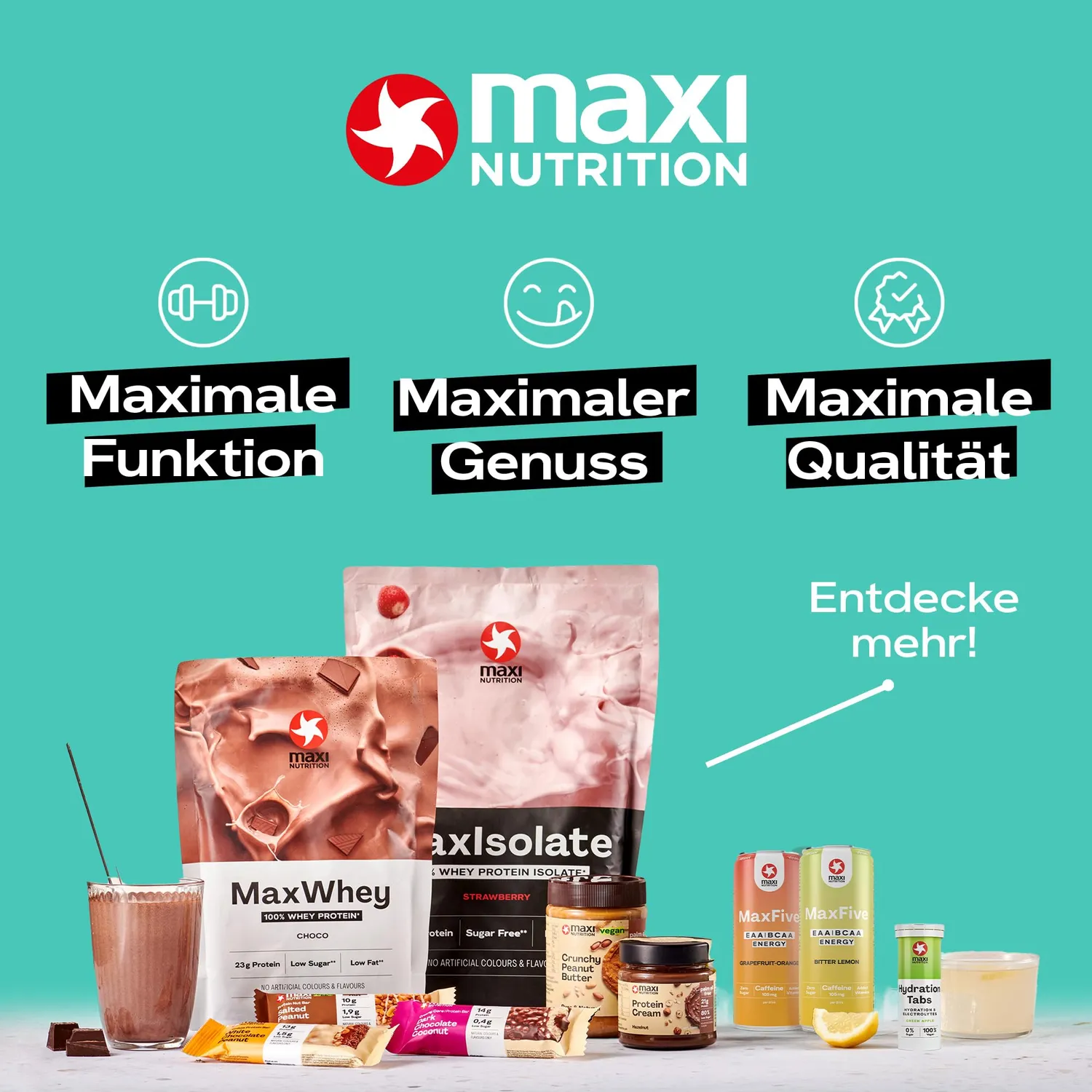 MaxiNutrition Softbar Proteinriegel Schokolade Karamell 16x45g