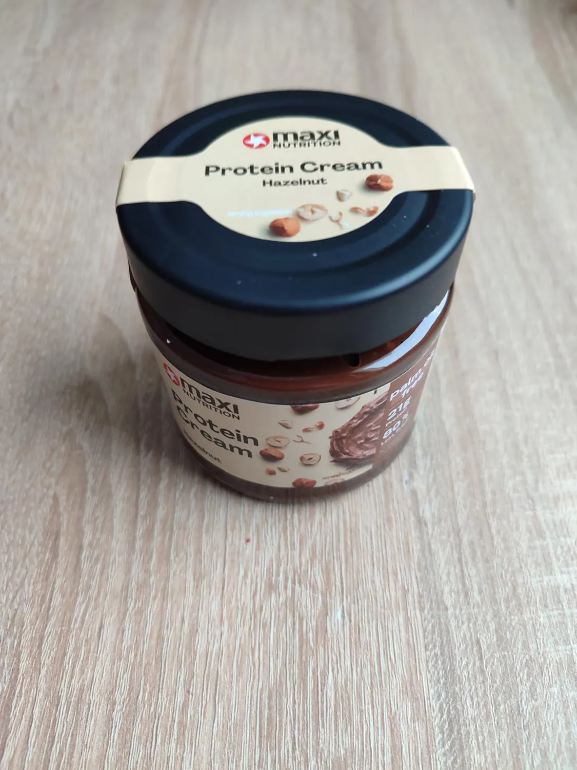 MaxiNutrition Protein Cream Haselnuss-Nougat Aufstrich 200g 21% Protein