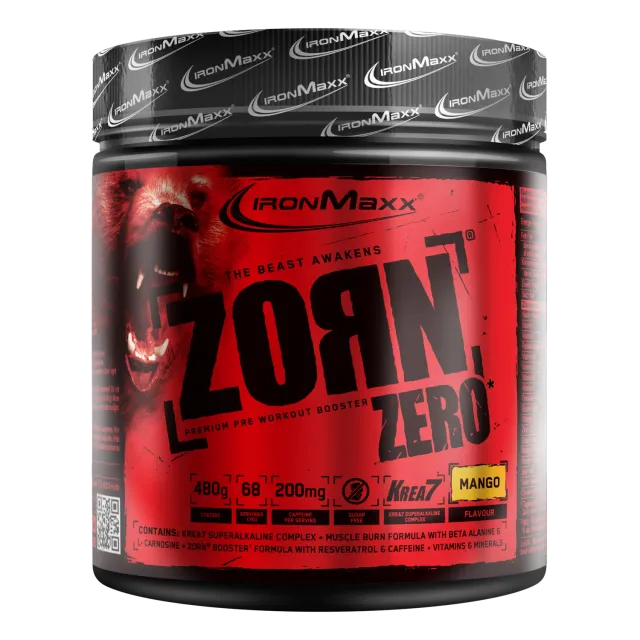 IronMaxx Zorn Pulver 480g Mango Pre-Workout