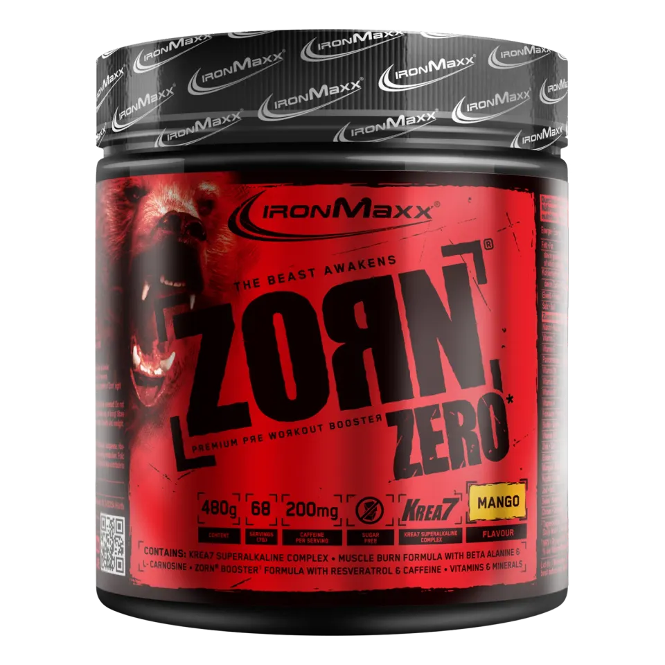 IronMaxx Zorn Pulver 480g Mango Pre-Workout