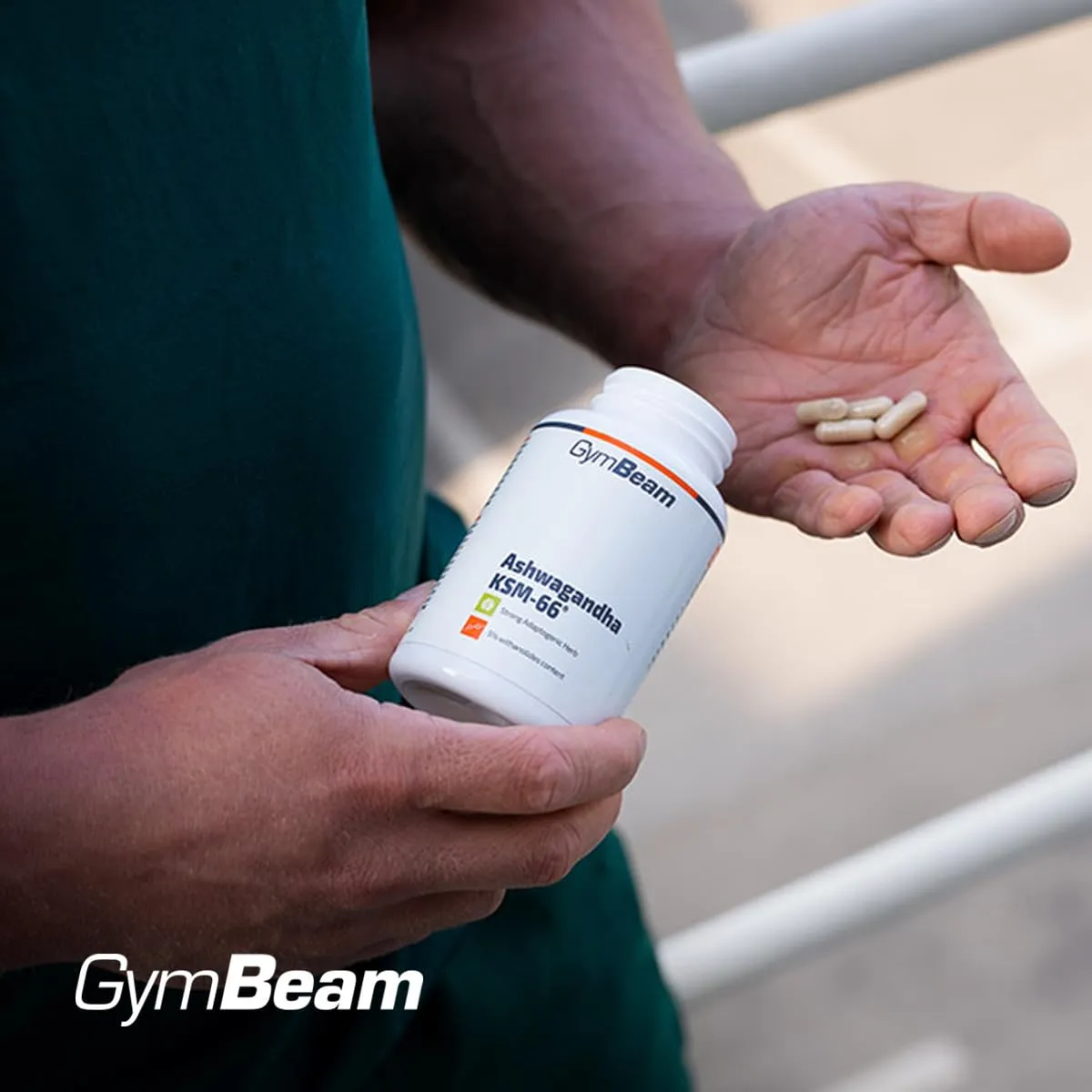 GymBeam Ashwagandha KSM-66 Kapseln 90 Stk 200 mg