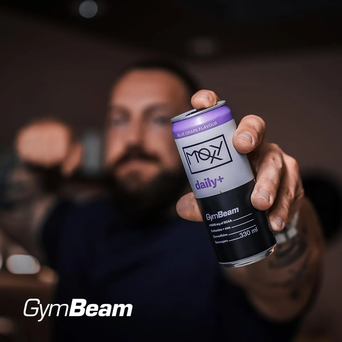 GymBeam Moxy Daily+ Drink 24x330ml koffeinfrei BCAA Zink