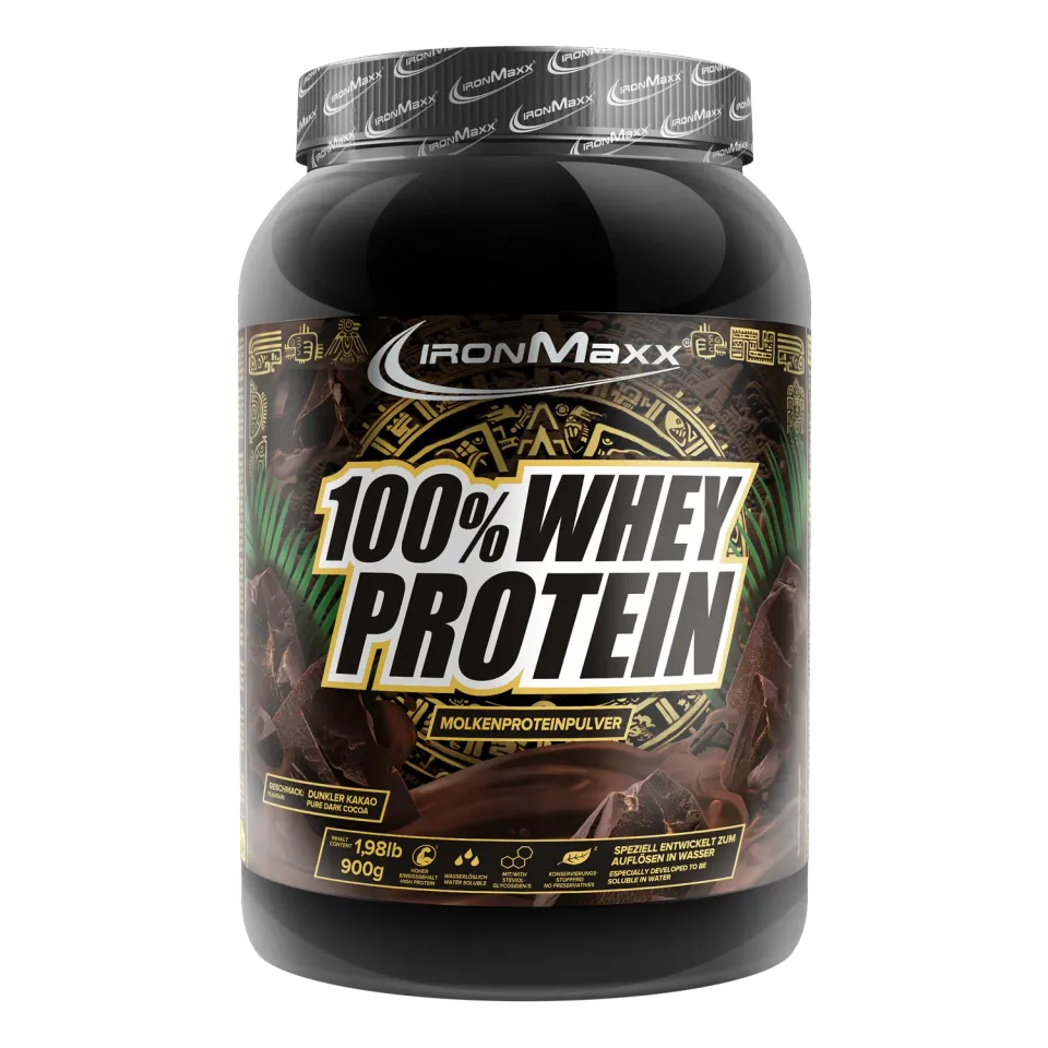 IronMaxx 100% Whey Protein Pulver 900g Dark Cocoa