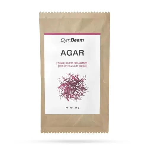 GymBeam Agar Agar Pulver Gelatineersatz 50g vegan