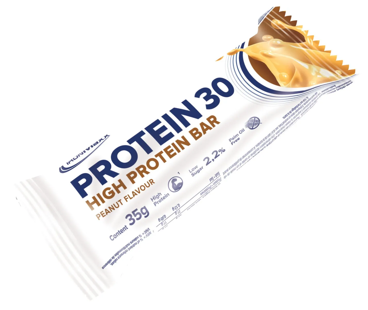 IronMaxx Protein 30 Proteinriegel Erdnuss 24x35g