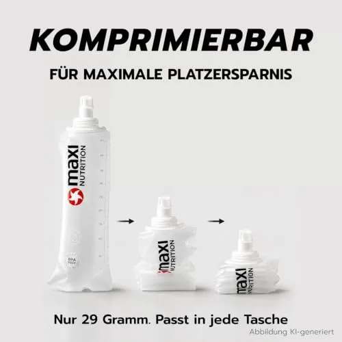 MaxiNutrition Soft Flask 500 ml faltbare Trinkflasche