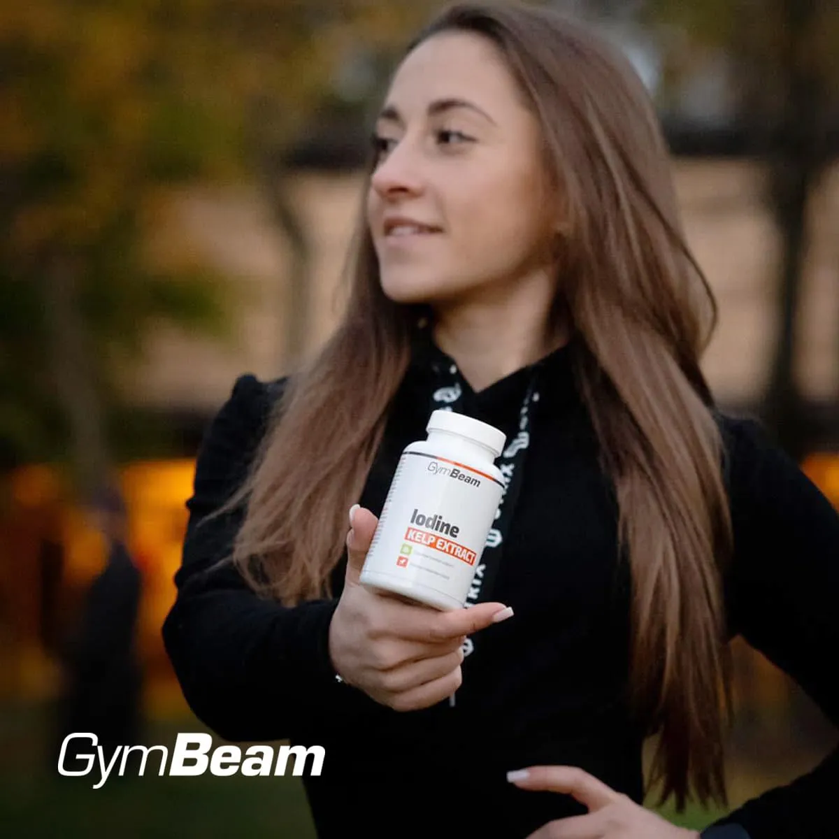 GymBeam Jod Tabletten Algen-Extrakt 325 µg 90 Caps vegan