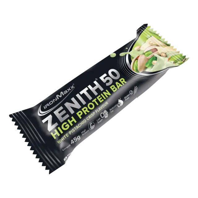 IronMaxx Zenith 50 Proteinriegel 45g White Pistachio