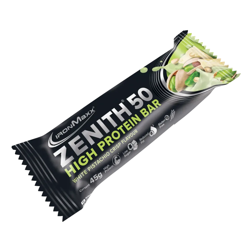 IronMaxx Zenith 50 Proteinriegel 45g White Pistachio