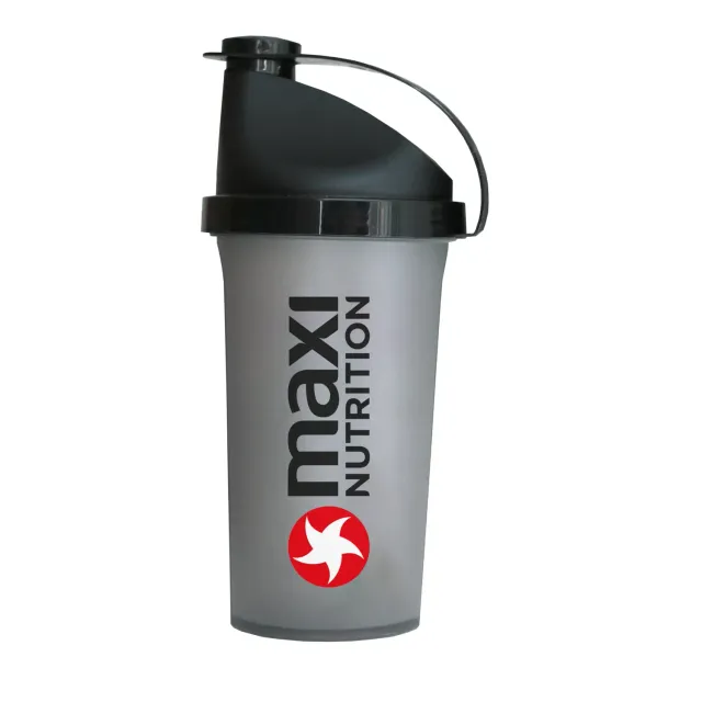 MaxiNutrition Protein Shaker 500ml schwarz BPA-frei mit Sieb
