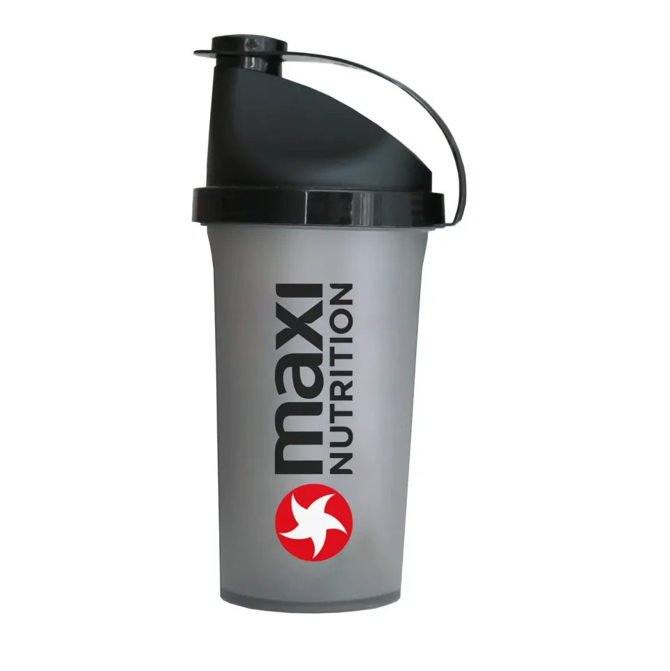 MaxiNutrition Protein Shaker 500ml schwarz BPA-frei mit Sieb