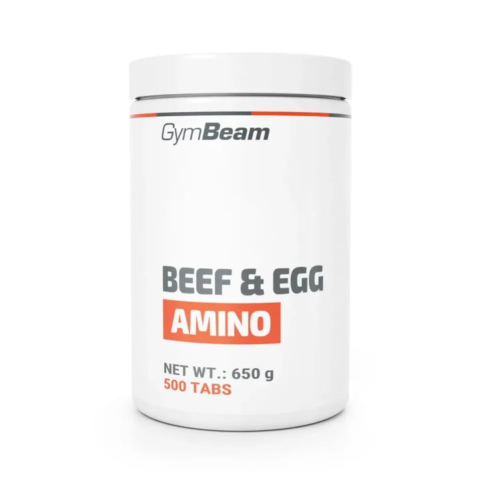 GymBeam Rind Ei Aminosäuren Komplex 500 Tabs Hydrolysat