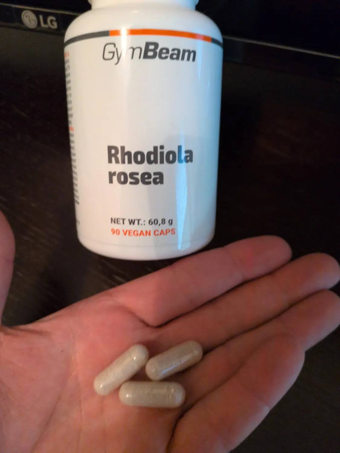 GymBeam Rhodiola Rosea Kapseln 90 Stück standardisiert