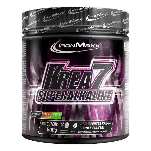 IronMaxx Krea7 Pulver 500 g Cola-Limette Kreatin