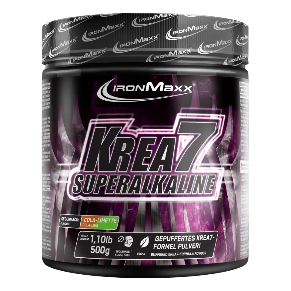 IronMaxx Krea7 Pulver 500 g Cola-Limette Kreatin