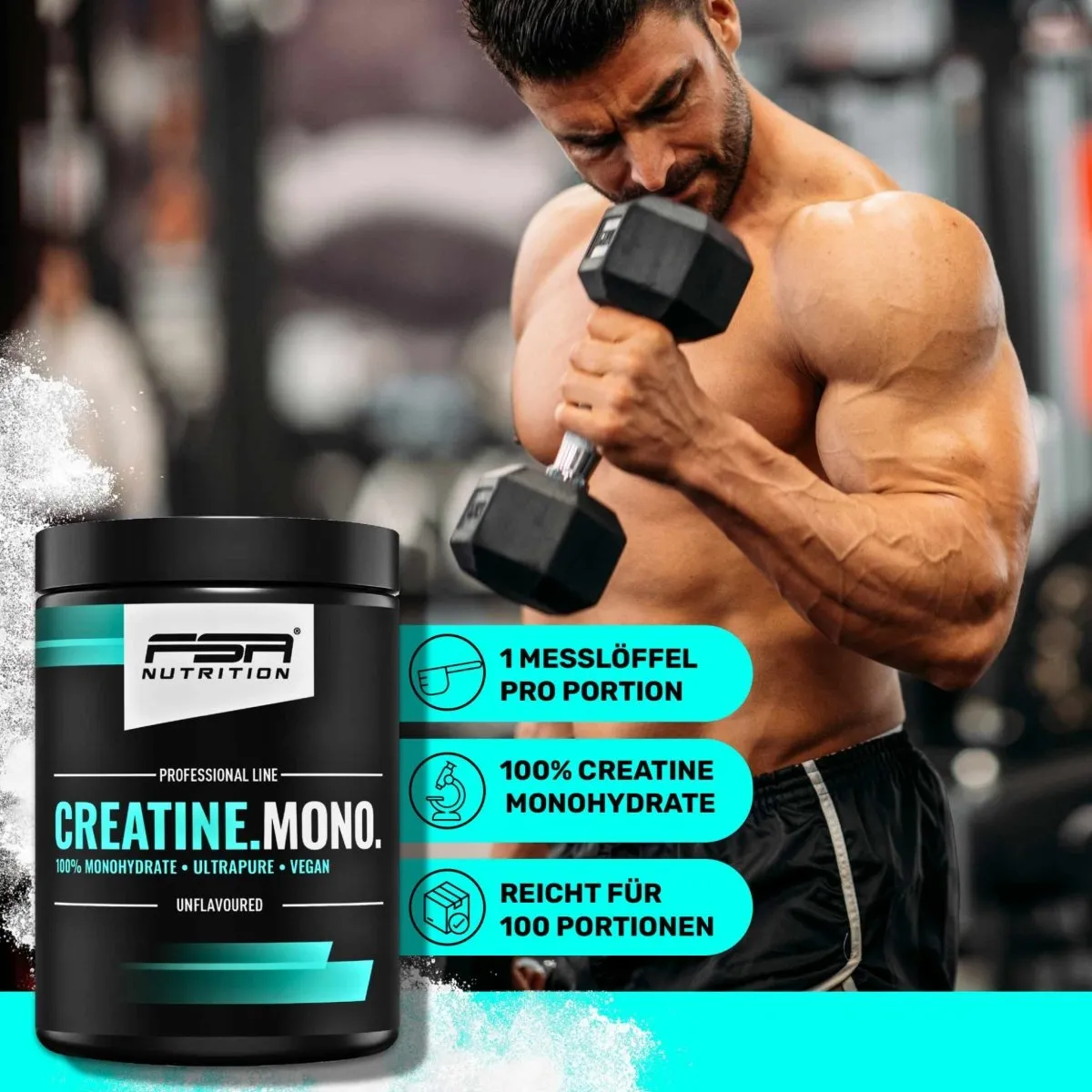 FSA Nutrition Creatine Monohydrate Pulver reines Kreatin
