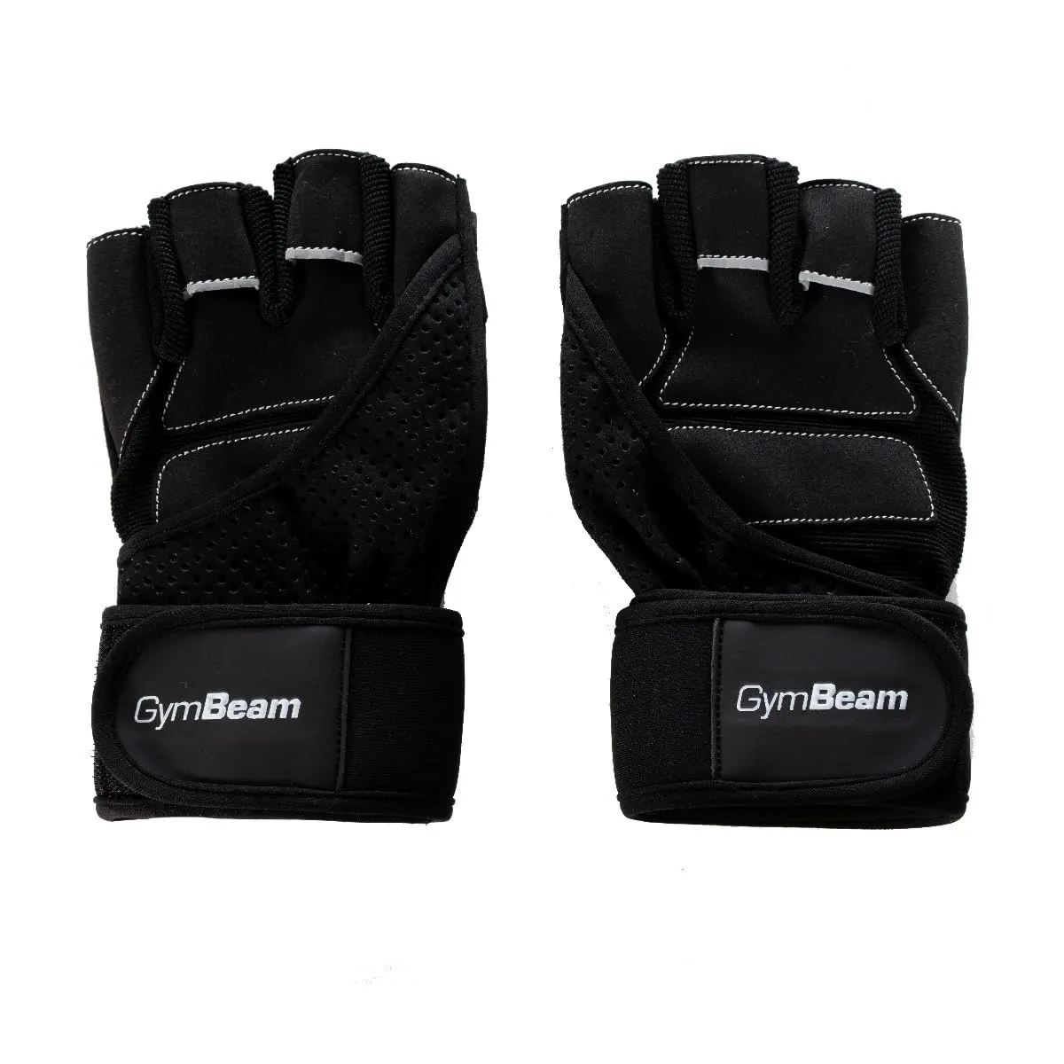 GymBeam Wrap Black Fitnesshandschuhe schwarz