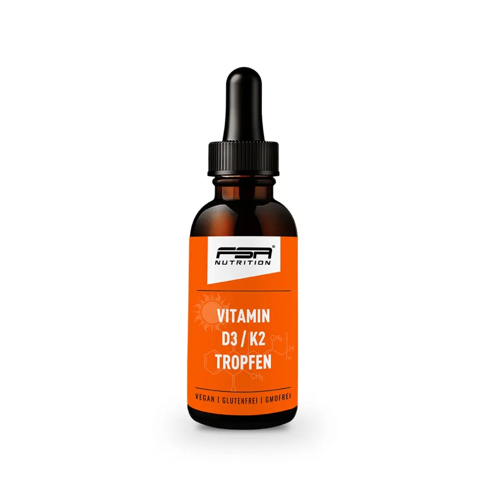 FSA Nutrition Vitamin D3 + K2 MK7 Tropfen 1000 I.E.