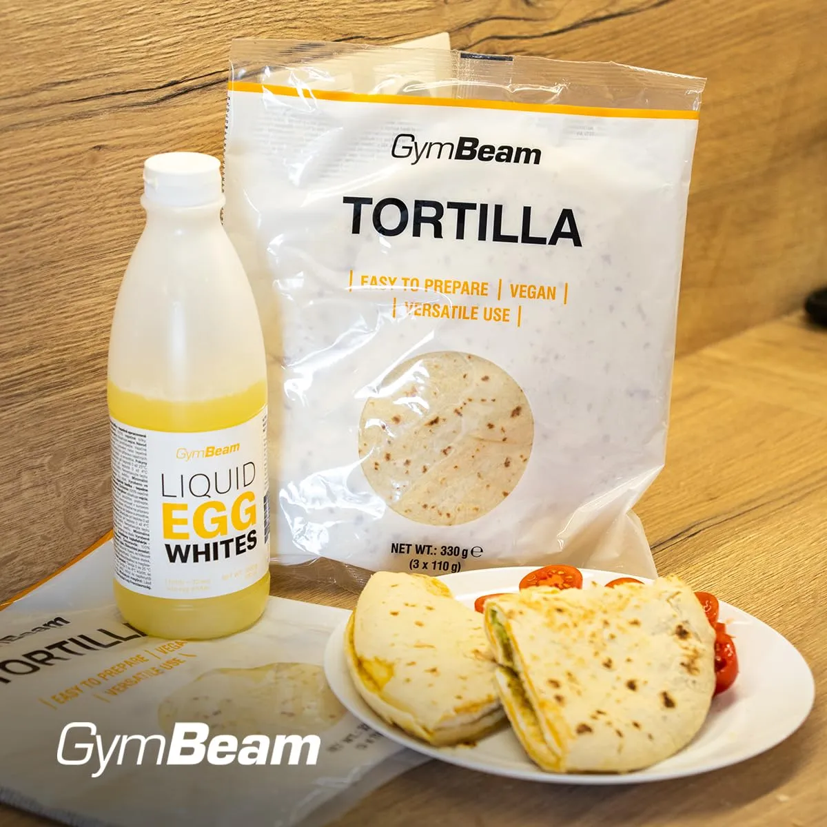 GymBeam Tortilla Wraps 330g Weizen vegan