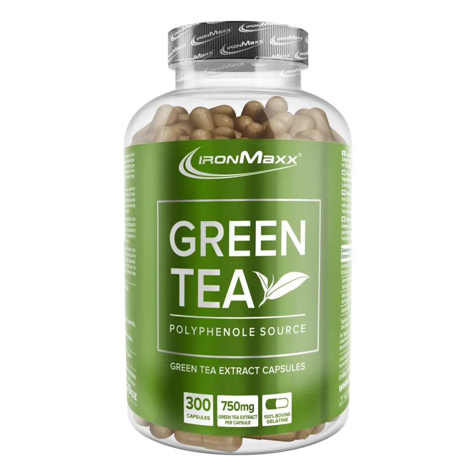IronMaxx Green Tea Grüntee Extrakt Kapseln 300 Stk. Diät