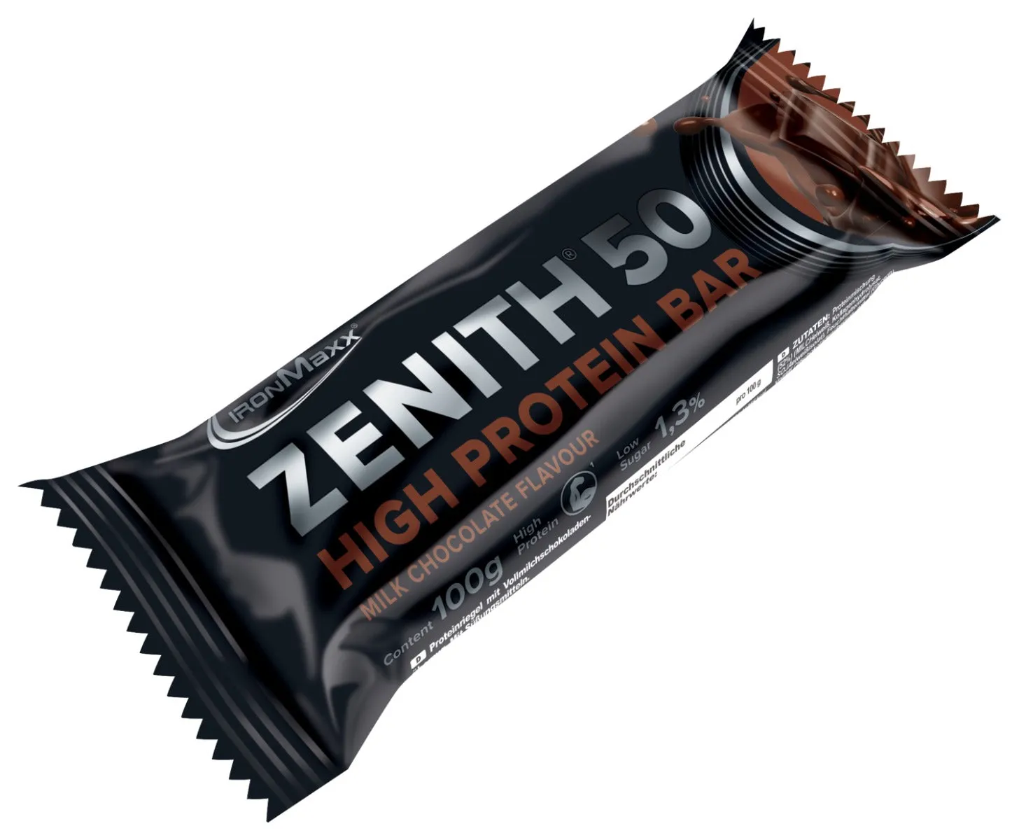 IronMaxx Zenith 50 Riegel Brownie 12x100g