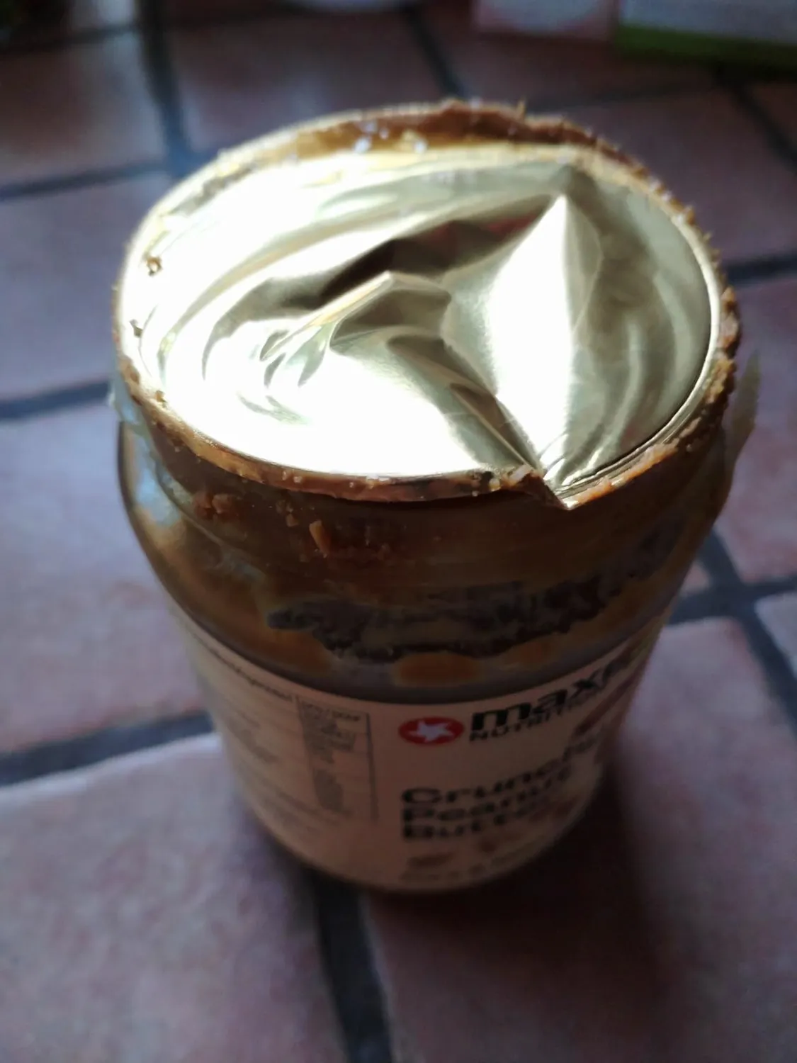MaxiNutrition Crunchy Peanut Butter Erdnussbutter 350g 28% Protein