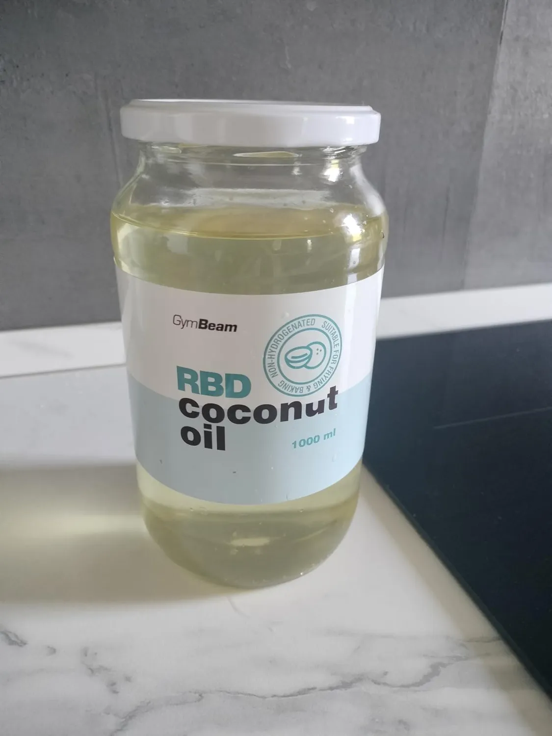 GymBeam RBD Kokosöl 1000 ml geschmacksneutral
