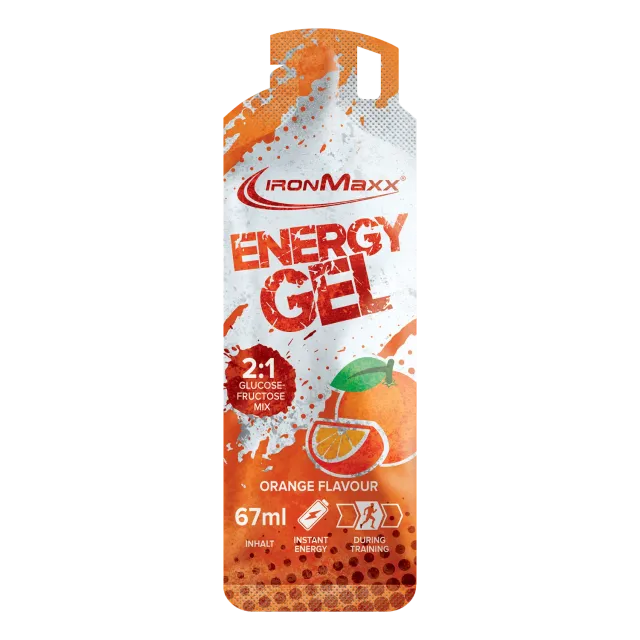 IronMaxx Hydro Energy Gel Orange 67ml mit Elektrolyten