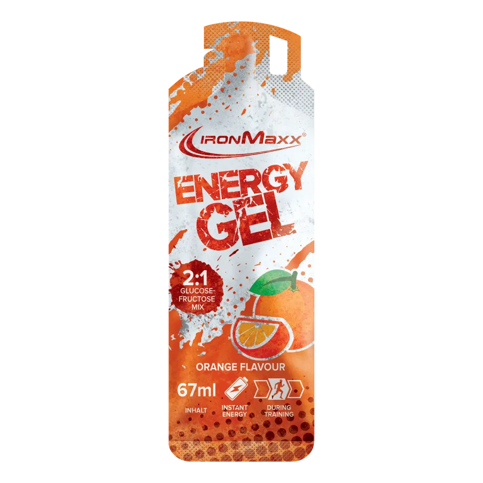 IronMaxx Hydro Energy Gel Orange 67ml mit Elektrolyten