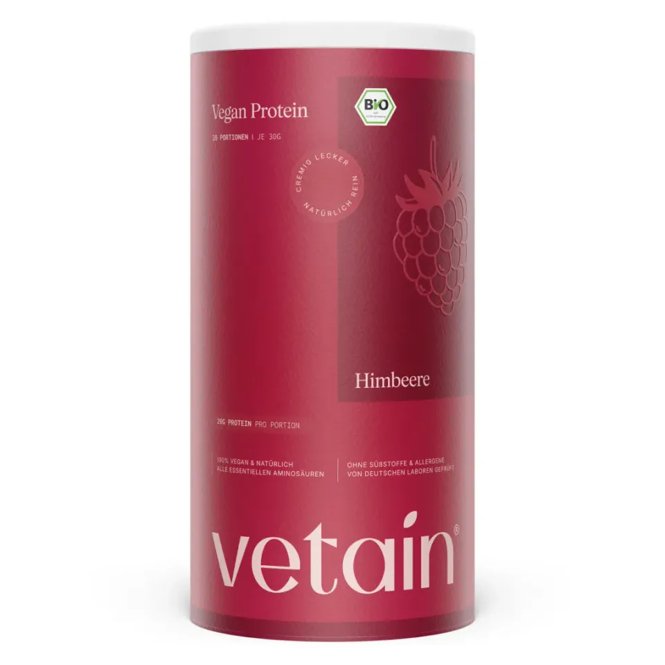 Vetain Vegan Protein Himbeere 540g Bio