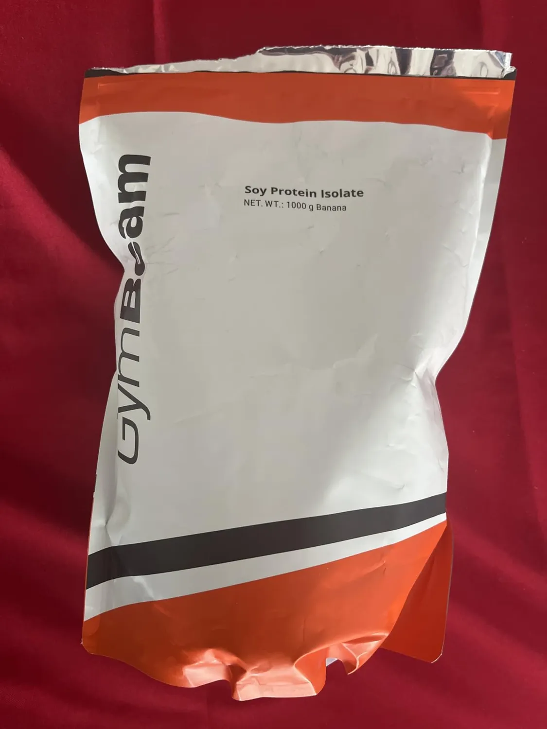 GymBeam Soja Protein Isolat Proteinpulver 1000g Banane vegan