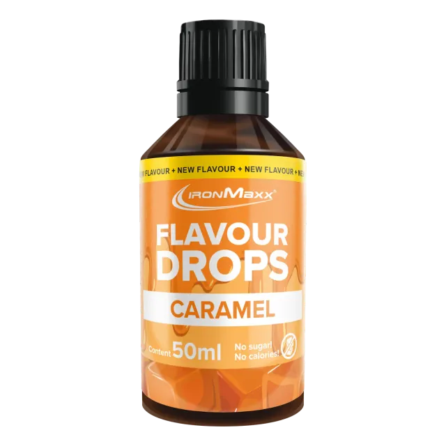 IronMaxx Flavour Drops Karamell 50ml zero Zucker