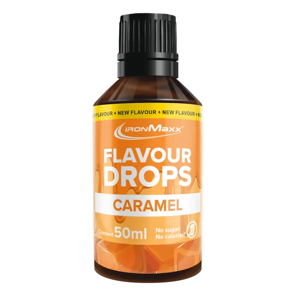 IronMaxx Flavour Drops Karamell 50ml zero Zucker