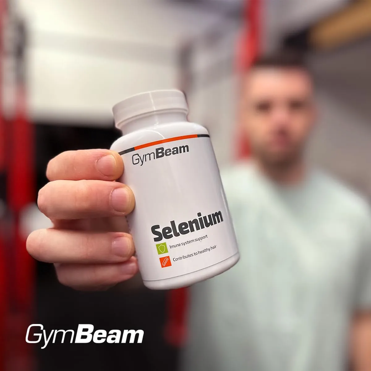 GymBeam Selen Tabletten hochdosiert vegan 90 Kapseln
