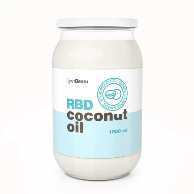 GymBeam RBD Kokosöl 1000 ml geschmacksneutral