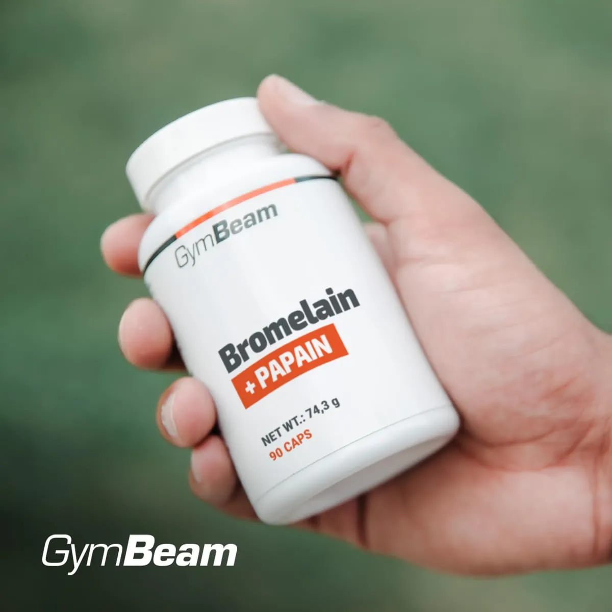 GymBeam Bromelain Papain Kapseln 90 Stk pflanzlich