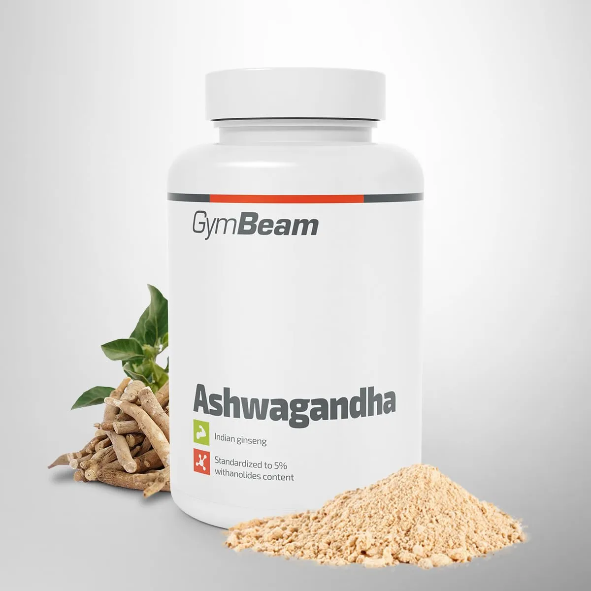 GymBeam Ashwagandha 500 mg Kapseln 90 caps hochdosiert