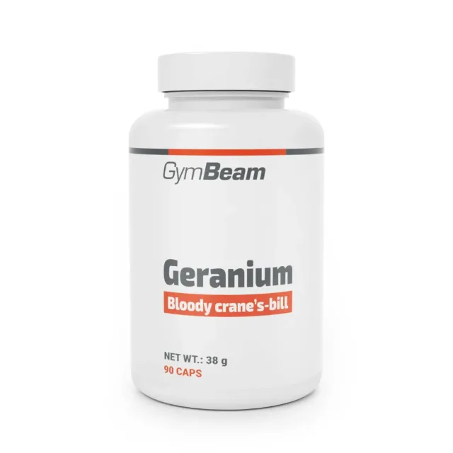 GymBeam Geranium Kapseln 90 Kapseln 20:1 Extrakt