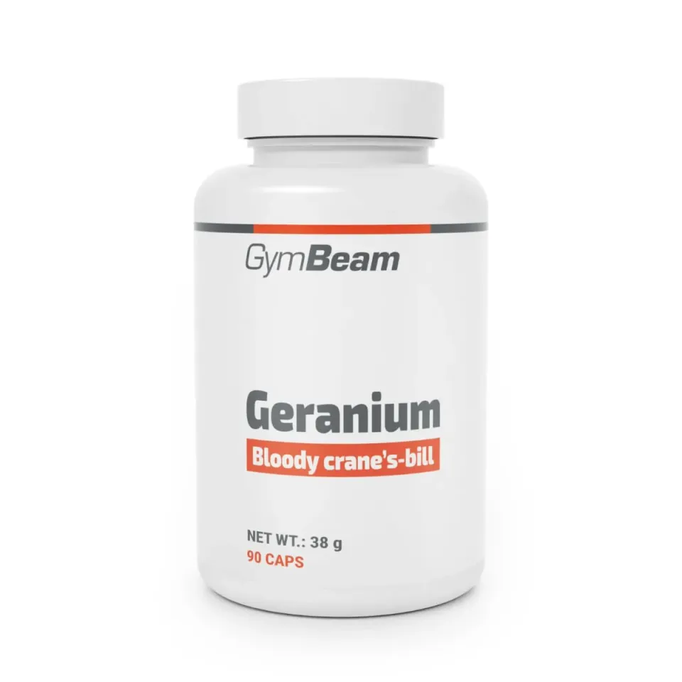 GymBeam Geranium Kapseln 90 Kapseln 20:1 Extrakt