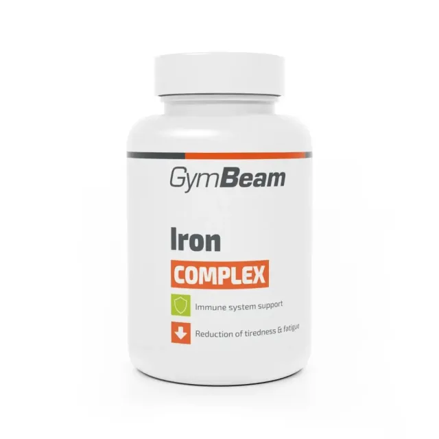 GymBeam Iron Complex Eisen Kapseln 120 Caps mit Vitamin C